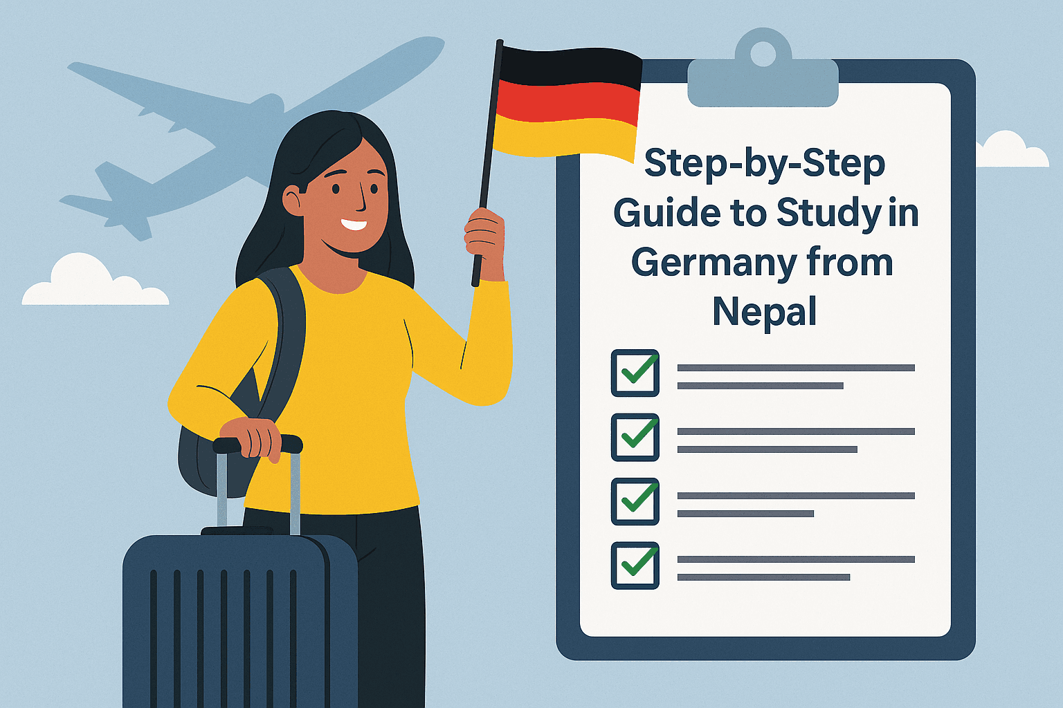 Step-by-Step Guide to Study in Germany from Nepal (2025 Edition)