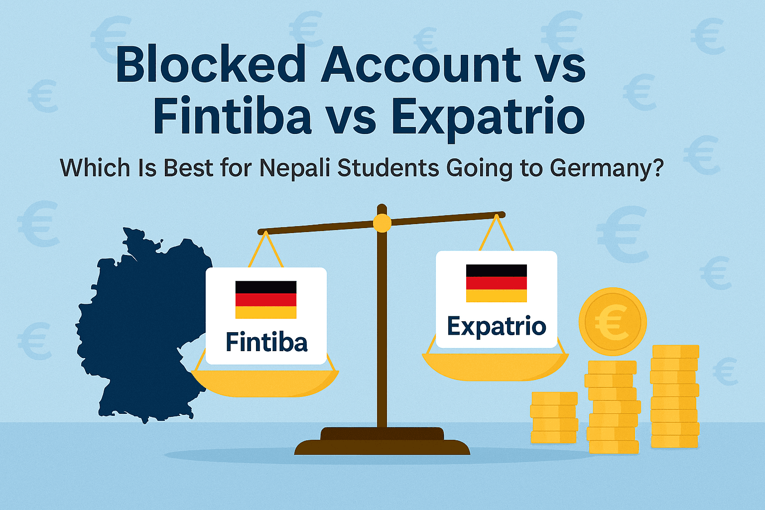 Blocked Account vs Fintiba vs Expatrio: Which Is Best for Nepali Students Going to Germany?