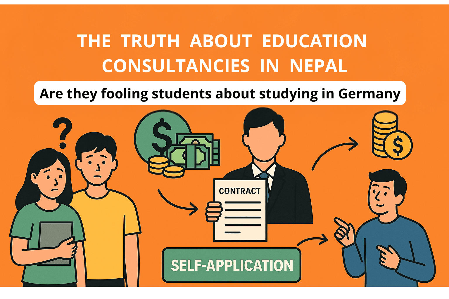 The Truth About Education Consultancies in Nepal: Are They Fooling Students About Studying in Germany?